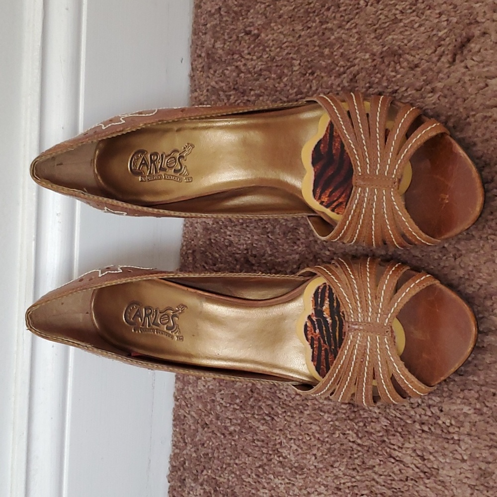 Carlos Santana open toe heels - Picture 5 of 6